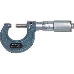 1″-2″ Measuring Range-0.0001″ Graduation - Friction Thimble - Carbide Face - Outside Micrometer - Industrial Tool & Supply
