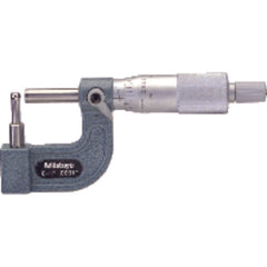 ‎0-25 mm Measuring Range-0.01 mm Graduation - Ratchet Thimble - Carbide Face - Tubing Micrometer - Industrial Tool & Supply