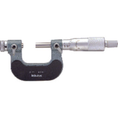 3″-4″ Measuring Range - Ratchet Thimble - High Speed Steel Face - Interchangeable Anvil Thread Micrometer - Industrial Tool & Supply