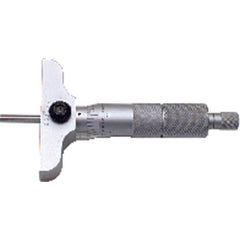 0-12″ Measuring Range - Ratchet Thimble - Depth Micrometer - Industrial Tool & Supply