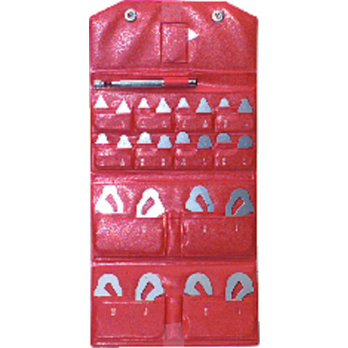 Model 186-901-1/64″-1/2″-25 Pieces - Radius Gage Set - Industrial Tool & Supply