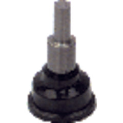 Anvil - Spline Type - 0.250″ Anvil Diameter - Individual Micrometer Anvil Attachment - Exact Industrial Supply