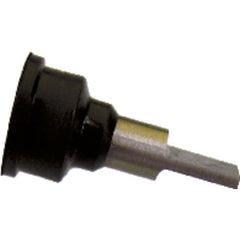 Anvil - Blade Type - 0.250″ Anvil Diameter - Individual Micrometer Anvil Attachment - Exact Industrial Supply