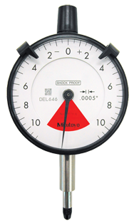 .020 Total Range - .0005 Graduation - AGD 2 One Revolution Dial Indicator - Industrial Tool & Supply