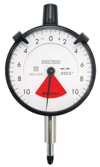.020 Total Range - .0005 Graduation - AGD 2 One Revolution Dial Indicator - Industrial Tool & Supply