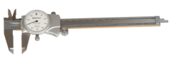 0 - 200mm Measuring Range (0.02mm Grad.) - Dial Caliper - #505-684 - Industrial Tool & Supply