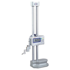 Electronic Twin Beam Height Gage w / SPC Output - 12″ / 300 mm-0.0005″ / 0.01 mm Resolution - Industrial Tool & Supply
