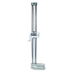 Electronic Twin Beam Height Gage w / SPC Output - 24″ / 600 mm-0.0005″ / 0.01 mm Resolution - Industrial Tool & Supply