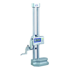 Electronic Twin Beam Height Gage w / SPC Output - 12″ / 300 mm-0.0005″ / 0.01 mm Resolution - Industrial Tool & Supply
