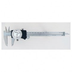 ‎0-6″ Range - Dial Caliper White Face - 0.001″ Graduation - Industrial Tool & Supply