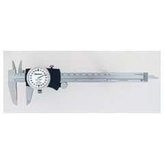 ‎0-8″ Range - Dial Caliper White Face - 0.001″ Graduation - Industrial Tool & Supply