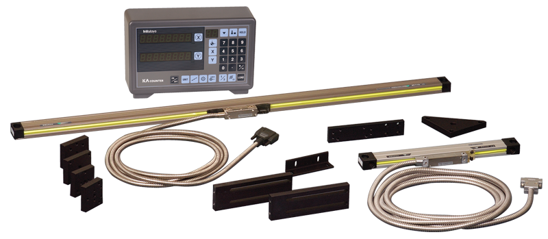 Digital Readout System - #174-173PM2K; 2-Axis; 12 x 36'' Series ABS-AOS; For Milling Applications - Industrial Tool & Supply