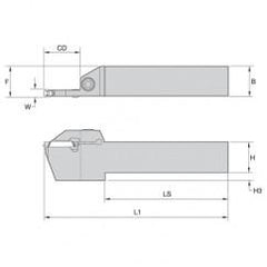 250250 WMT LH TLHLDR 25X25 SEAT 5 - Industrial Tool & Supply