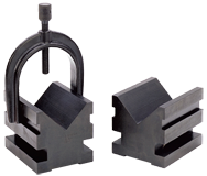 #599-749-1 - 2-1/2 x 2-1/2 x 3'' - V-Block & Clamp Set - Industrial Tool & Supply