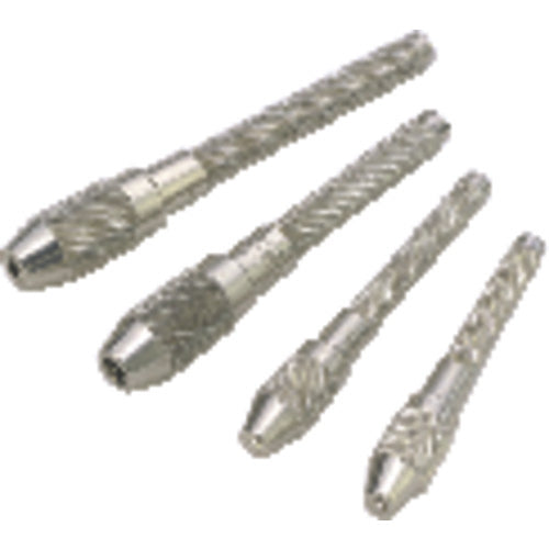 Model 599-790-2; 0.030″-0.062″ / 0.75 mm-1.50 mm Range - Single End - Pin Vise - Industrial Tool & Supply