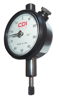 .025 Total Range - 0-5-0 Dial Reading - AGD 1 Dial Indicator - Industrial Tool & Supply