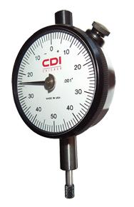 1 Total Range - 0-100 Dial Reading - AGD 2 Dial Indicator - Industrial Tool & Supply