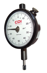 5.0 Total Range - .001 Graduation - AGD 2 Dial Indicator - Industrial Tool & Supply