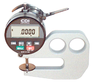 #DG10-9 - 0 - 1'' Range - .0005" Resolution - 6'' Throat Depth - Electronic Thickness Gage - Industrial Tool & Supply