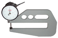 #DG10-14 - 0 - 1'' Range - .001" Graduation - 6'' Throat Depth - Dial Thickness Gage - Industrial Tool & Supply