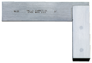 #20-6-Certified - 6'' Length - Hardened Steel Square with Letter of Certification - Industrial Tool & Supply