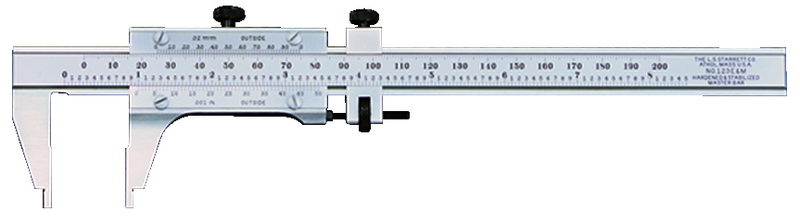 #123Z-6 - 0 - 6'' Measuring Range (.001 Grad.) - Vernier Caliper - Industrial Tool & Supply