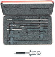 #124BZ - 2 - 12'' Measuring Range - .001 Graduation - Hardened & Ground Face - Inside Micrometer - Industrial Tool & Supply