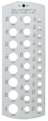 #187 - 1/16 to 1/2" - Drill Gage - Industrial Tool & Supply