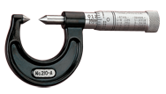 #210AP -0 - 7/8'' Measuring Range - .001 Graduation - Plain Thimble - High Speed Steel Face - Screw Thread Comparator Micrometer - Industrial Tool & Supply