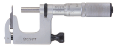 #220XFL-1 - 0 - 1'' Measuring Range - .001 Graduation - Friction Thimble - Carbide Face - Multi Anvil Micrometer - Industrial Tool & Supply