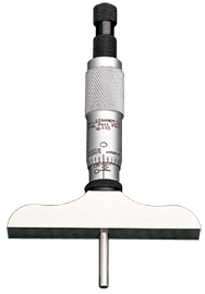 #445DZ9RL - 0 - 9'' Measuring Range - Ratchet Thimble - Depth Micrometer - Industrial Tool & Supply