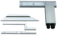 #453C - 2-1/2'' Length - Die Maker's Square with 32nds & 64ths Graduations - Industrial Tool & Supply