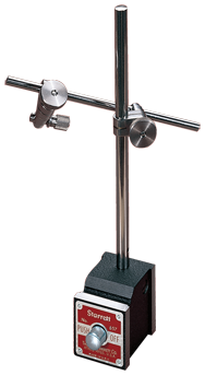 #657AA - 1-15/16 x 1-5/8 x 1-7/8" Base Size - Standard Power On/Off - Magnetic Base Indicator Holder - Industrial Tool & Supply