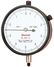 #656-441J - 1" Total Range - 0-100 Dial Reading - AGD 4 Dial Indicator - Industrial Tool & Supply