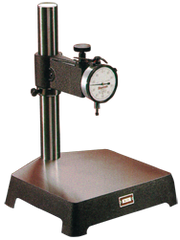 #653J - Kit Contains: .0005" Graduation; 0-25-0 Reading - Cast Iron Comparator Stand & Dial Indicator - Industrial Tool & Supply