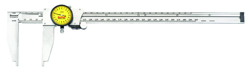 #120MB-300 - 0 - 300mm Measuring Range (0.02mm Grad.) - Dial Caliper - Industrial Tool & Supply