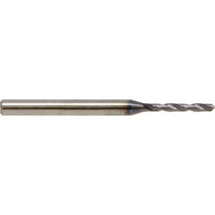 2.80 mm Dia. × 3.0 mm Shank × 20 mm Flute Length × 60 mm OAL, 5XD, 138°, ALtimaÂ, 2 Flute, Coolant Thru, Solid Carbide Drill - Exact Industrial Supply
