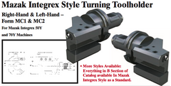 Mazak Integrex Style Turning Toolholder (Form MC1 Right-Hand) - Part #: CNC86 M31.6032R (Top) - Industrial Tool & Supply