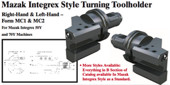 Mazak Integrex Style Turning Toolholder (Form MC2 Left-Hand) - Part #: CNC86 M32.6032L (Bottom) - Industrial Tool & Supply