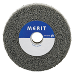 6 x 1 x 1" - Fine Grit - Silicon Carbide - Clean & Finish Convolute Wheel - Industrial Tool & Supply