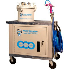 Mobile Cabinet Chemical Dispensing Unit for Disinfectants - Industrial Tool & Supply