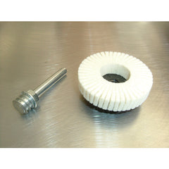 3″ - Rol-On (Type III) Mount - Felt Polishing Mini Flap Disc - Industrial Tool & Supply
