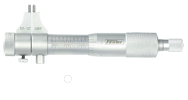 .2 - 1'' Measuring Range - .001/.01mm Graduation - Ratchet Thimble - Hardened & Ground Face - Inside Micrometer - Industrial Tool & Supply