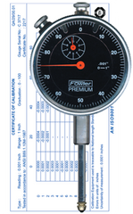 1 Total Range - 0-100 Dial Reading - AGD 2 Dial Indicator - Industrial Tool & Supply