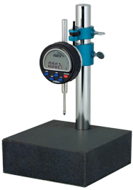 Kit Contains: Granite Base with .0005/.01mm Electronic Indicator - Granite Stand with Indi-X Blue Electronic Indicator - Industrial Tool & Supply