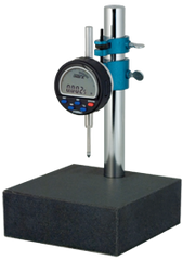 Kit Contains: Granite Base with .0005/.01mm Electronic Indicator - Granite Stand with Indi-X Blue Electronic Indicator - Industrial Tool & Supply