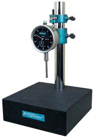 Kit Contains: Granite Base & 1" Travel Indicator; .001" Graduation; 0-100 Reading - Granite Stand with Dial Indicator - Industrial Tool & Supply