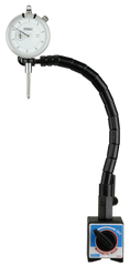 Set Contains: 1" Indicator w/Flex Arm Mag Base - AGD 2 Dial Indicator with Flex Arm Mag Base - Industrial Tool & Supply