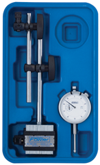 Set Contains: 1" Indicator w/Anyform Mag Base - AGD 2 Dial Indicator with Anyform Mag Base - Industrial Tool & Supply