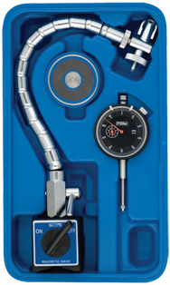 Kit Contains: AGD Indicator; Flex Arm Mag Base; Magnetic Indicator Back In Case - Chrome Flex Mag Set - Industrial Tool & Supply